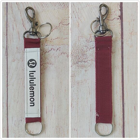 Lululemon handmade credit card ID coin holder keychain set - Picture 4 of 8
